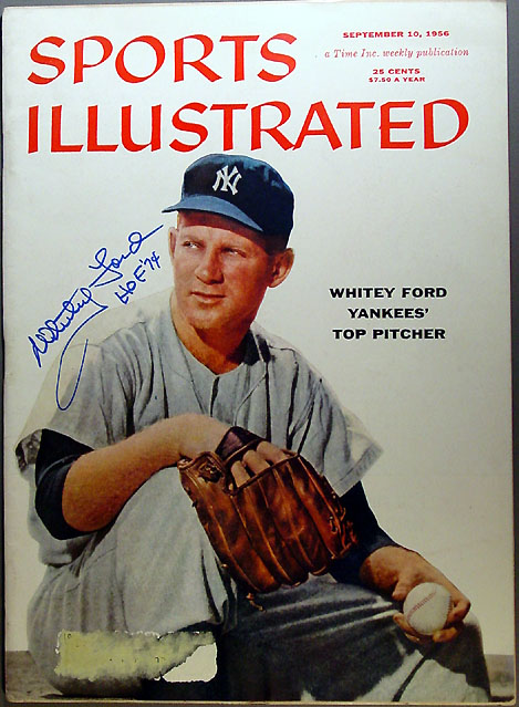 Charitybuzz: Stan Musial Signed 1956 Sports Illustrated Magazine